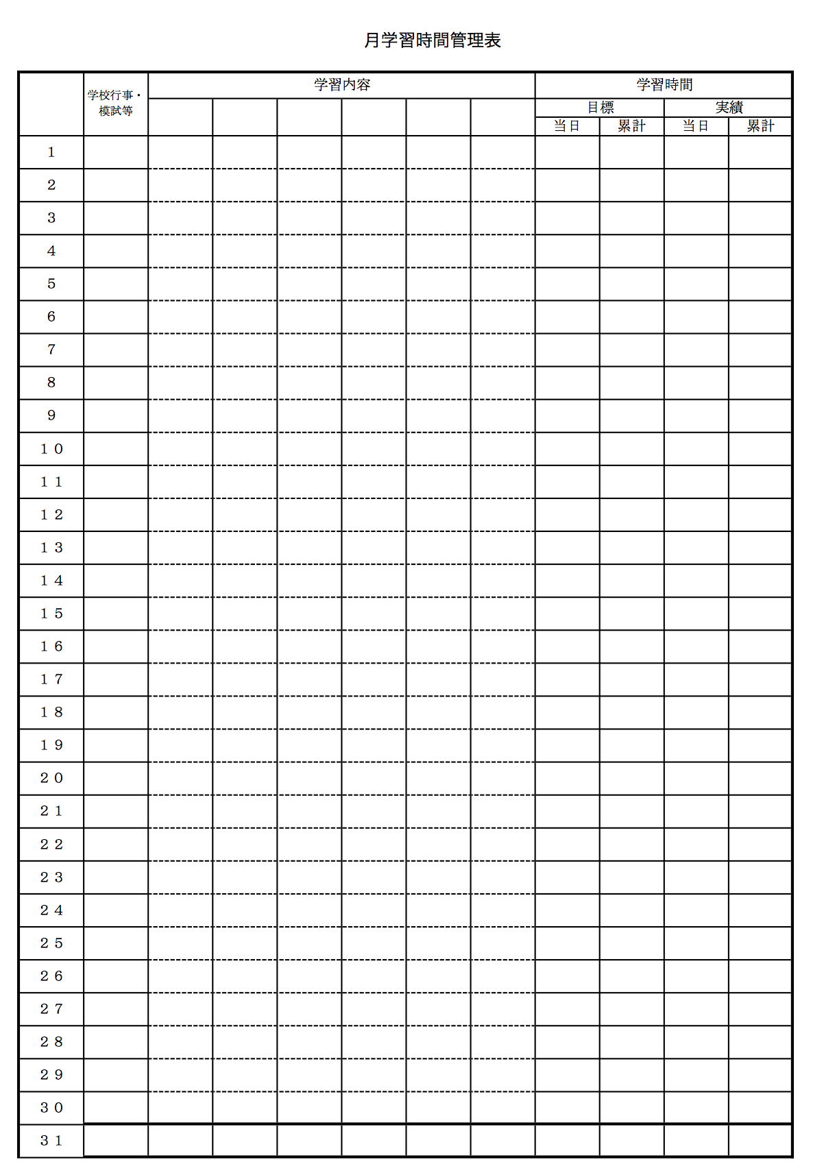 東大生作 22の勉強計画テンプレート 成績のあがる学習計画表が作れる 一流の勉強