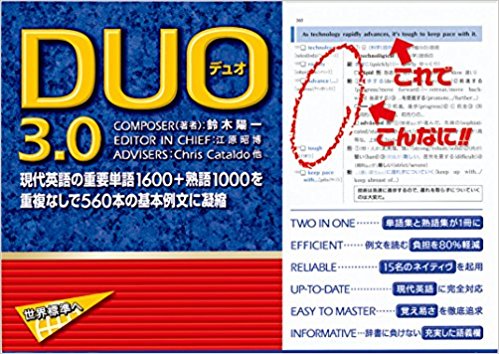 英熟語帳のおすすめ「DUO 3.0」