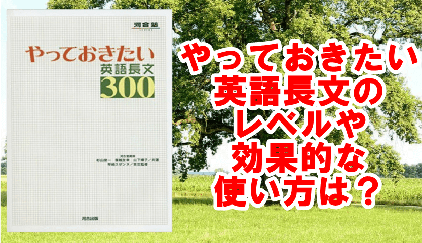 やっておきたい英語長文シリーズ レベルや効果的な使い方とは 一流の勉強